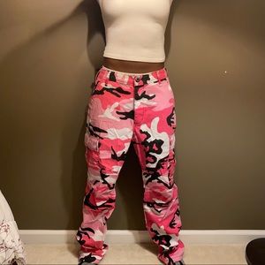 Zuimez pink camo pants
